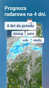 Prognoza radarowa na 4 dni
